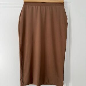 Forever 21 Brown Pencil Skirt